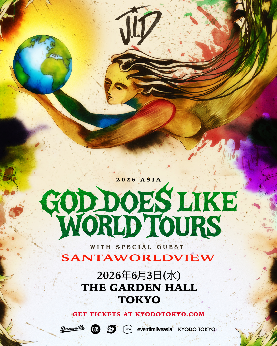 J.I.D - God Does Like World Tours